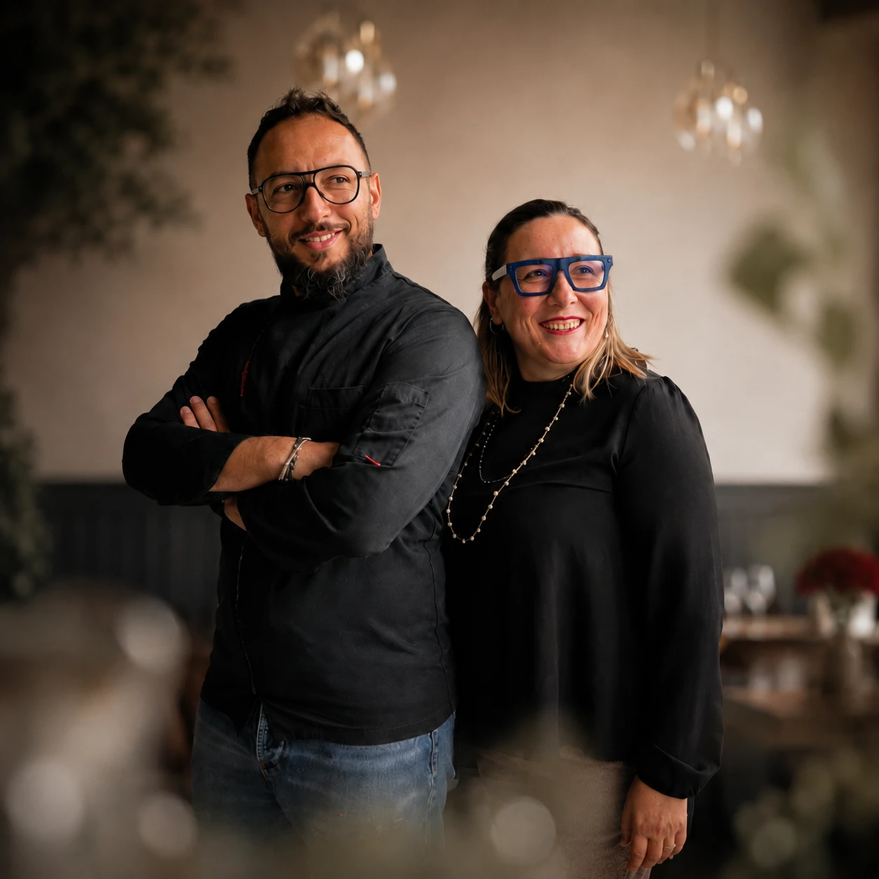 Ritratto di Claudia e Nevio, il team di Semplice Pizzeria